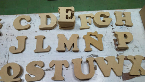 Genérica MDF Letters for Artistic Painting - Final Lot 4