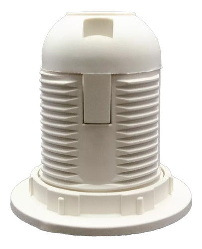 Cvluz E27 Plastic Lamp Holder with External Thread - Pack of 10 0