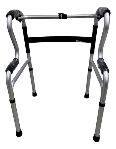 Maverick Aluminium Step Walker with Double Grip - Adjustable 2