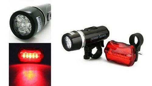 Generic Bicycle Light + 5 LED Flashlight 0