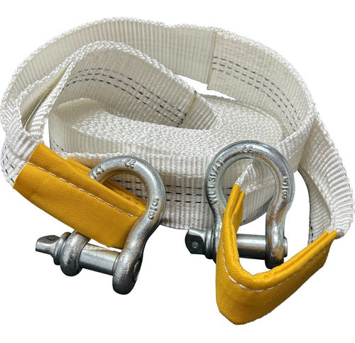 Bralt XXL 9m 10t Tow Rope with 2 Shackles for 4x4 Rescue and Recovery 0