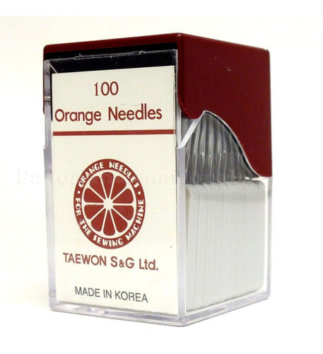 Orange Industrial Collareta Needles Number 11 0