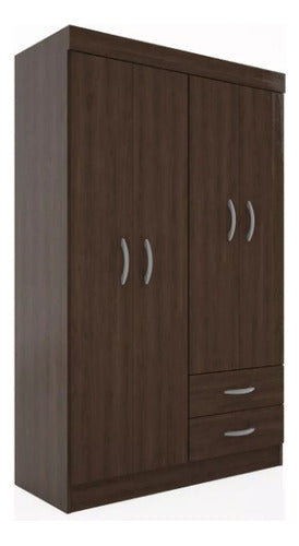 Delos Ecoplus 4-Door 2-Drawer Wardrobe DL124 in White Ash 0