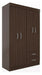 Delos Ecoplus 4-Door 2-Drawer Wardrobe DL124 in White Ash 0