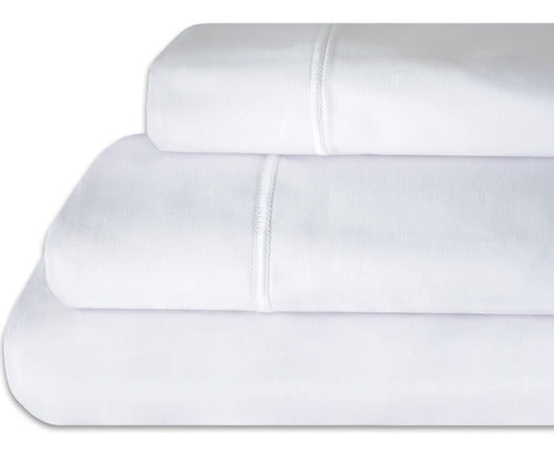 Luxury Hotel Queen Size 180 Thread Count Percale Sheets Set by G&D 0