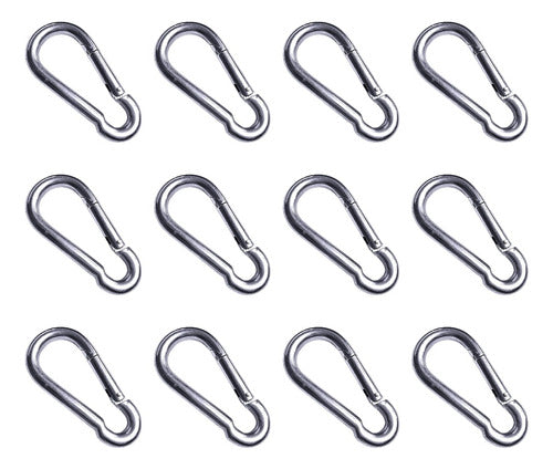 Galario Productos X20 Automatic Galvanized Carabiner 90x9mm Reinforced 0