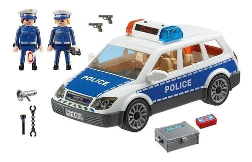 Playmobil City Life Police Car With Lights 35 Pieces 6