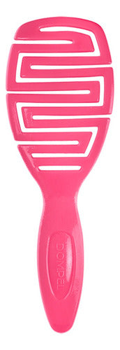 Dompel Maya Flexible Anti-Static Hair Brush - Pink 1