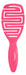 Dompel Maya Flexible Anti-Static Hair Brush - Pink 1