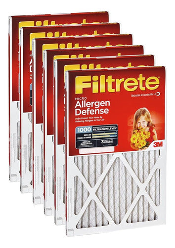 Filtro De Aire Filtrete De 3 M 20   X 30   X 1   Fibra De Vi 0