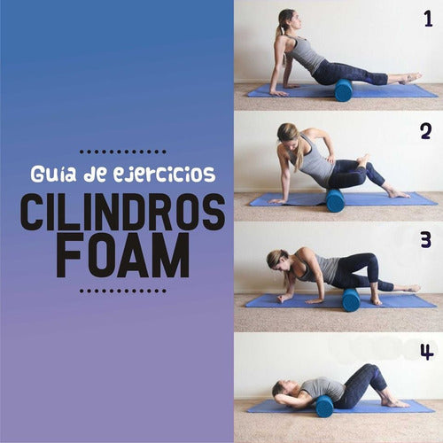 Rolo Pilates Rehabilitacion Cilindro Rodillo 90cm Gmp 1