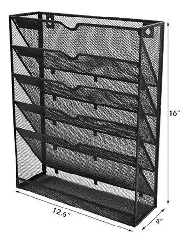 Easepres Wall File Organizer, 5 Levels 1