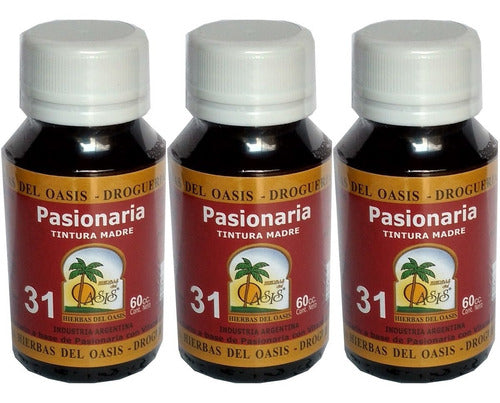 Hierbas del Oasis Mother Tincture Passionflower Calming Natural x 3 Units Offer 0