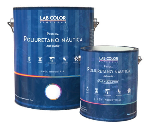 LAB COLOR Glossy Polyurethane Nautical Paint 4 Liters 0