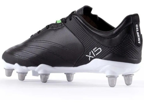 Gilbert Sidestep VX15 Rugby Boots Black 8 Studs 3