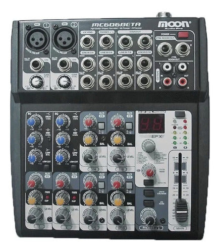 Moon MC606 Beta 6-Channel Mixer with FX 0