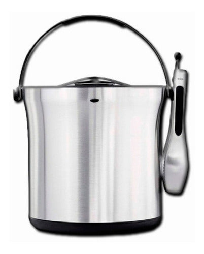 OXO Stainless Steel Ice Bucket with Tongs 0