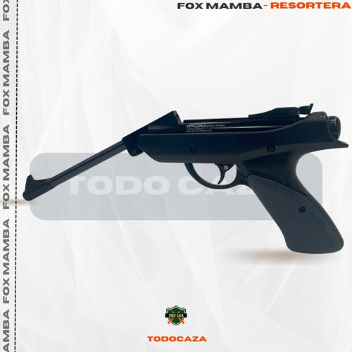 Fox Mamba Spring-Piston 4.5mm Pellet and BB Gun with Targets and Pellets 8