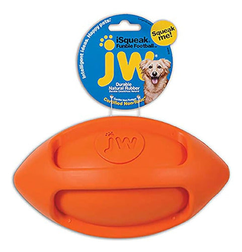 Jw Pet Isqueak Funble Football Toy Toy 0