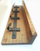 Rustic Wooden Wall Coat Rack with Shelf 4 Hooks 1