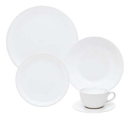 Oxford Unni White Dinnerware Set for 6 1