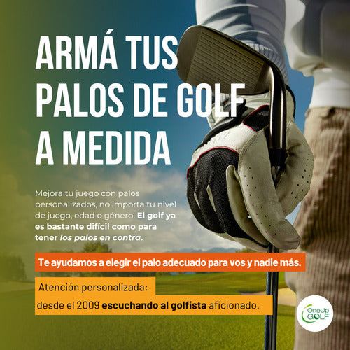 Palo Golf Zurdo Madera Fairway Oxygen Series #7 A Medida 4