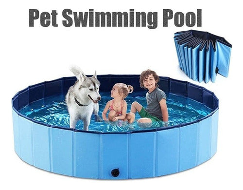 Piscina De Banho Dobrável Pet Para Cachorros 2