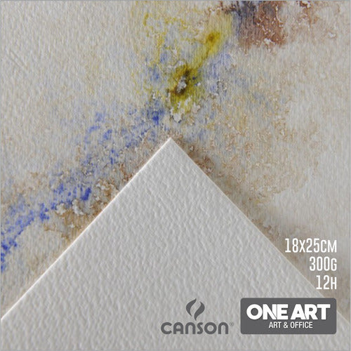 Canson® Montval® Watercolor Block 13.5x21 300g 12 Sheets 3