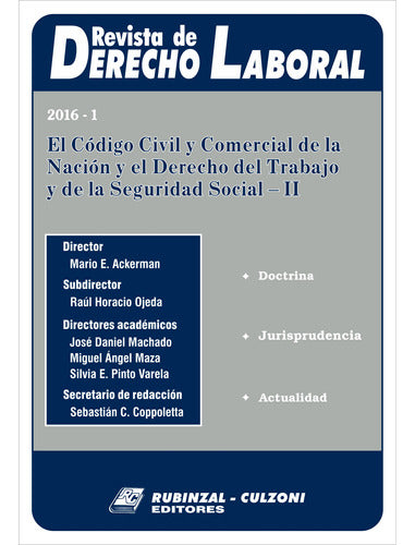 El Código Civil Y El Derecho De Trabajo 2 Tms Rdl 1