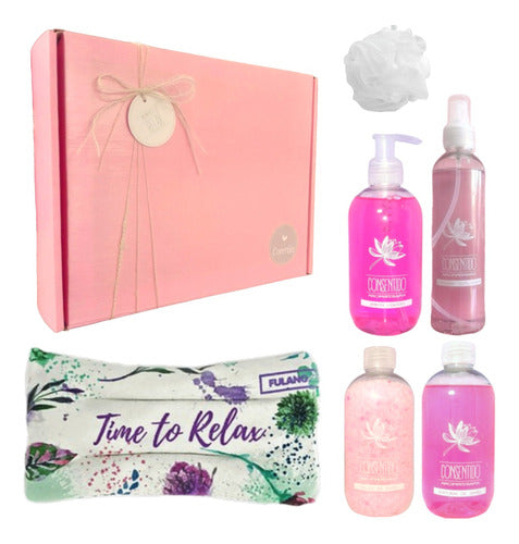Pamper Yourself with the Ultimate Relaxation Experience - Rose Aroma Zen Spa Gift Box for Women - Set Kit Caja Regalo Mujer Box Aroma Rosas Zen Spa N12 Relax