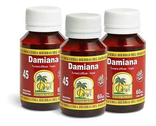 Tintura De Damiana Energizante Estimulante Afrodisiaco X3 0