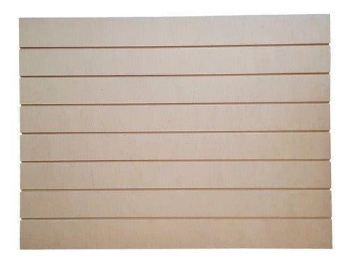 Slotted Panel 90x65 White Melamine - Manufacturers 5