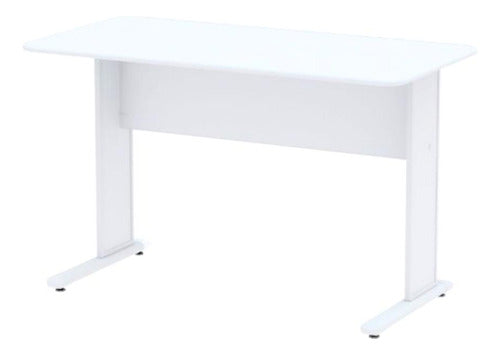 Mesa Secretaria Maxxi 74x121x61 Branco Pandin 0