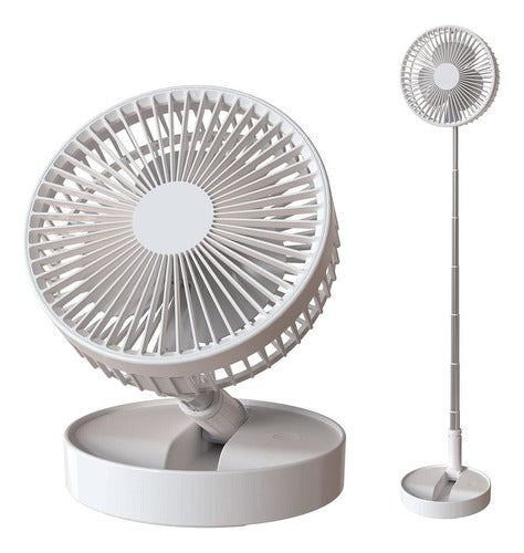 Ventilador Plegable Recargable/plegable Con  Mah, Funciona . 0