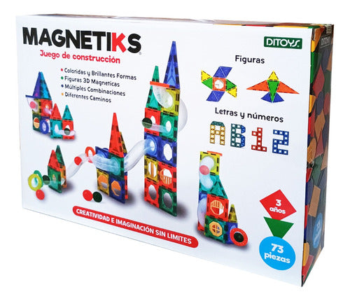 Ditoys Magnetiks Magnetic Building Set 73 Pieces 2