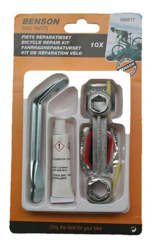 Kit Reparación De Neumáticos Parches Bicicleta Ciclismo Bike 0