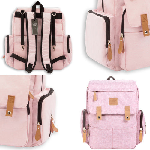 Bolsa Maternidade Land Luxury Cor Rosa C/trocador 4