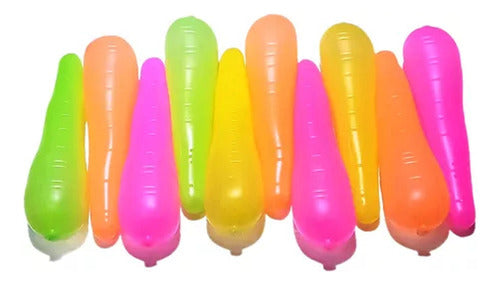 Gorcíe Maracas Cotillon Fluo Muchas Formas X 50 Plasticas Carioca 1