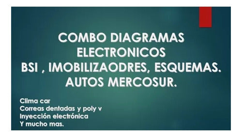 Diagramas Eléctricos Y Manuales De Autos, Combo Mercosur 0