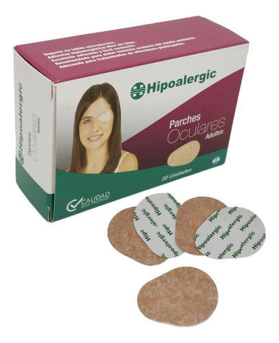 Hipoalergic Adult Adhesive Eye Patch X20 Units 0