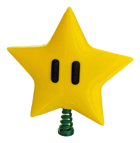 Christmas Mario Bros Star Ornament 3D Printed 0