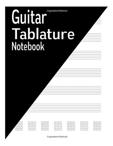 Createspace Independent Publishing Platform Cuaderno De Tablatura De Guitarra: 144 Páginas 0