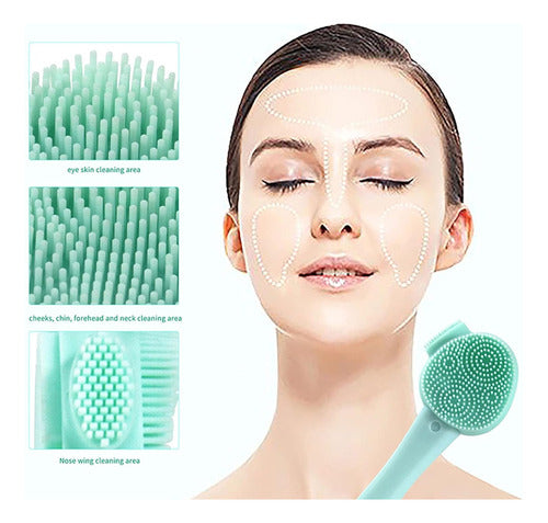 Facial Exfoliating Cleansing Massaging Blackhead Remover Brush 3