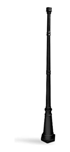 Gama Sonic Decorative Light Post GS-DP55F-BLK for Solar Lights 0