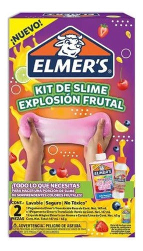 Elmer's Fruit Explosion Slime Kit 2 Pieces 2190603 0