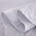 Premium White Queen Bedspread Cover with 2 Pillow Shams Quilt Set 0