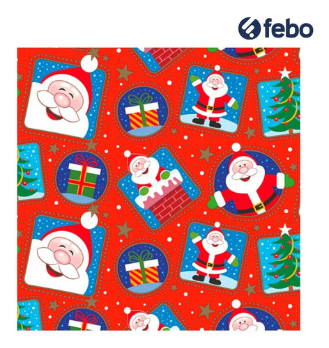 Febo Christmas Gift Wrap Paper X3 New Designs 2