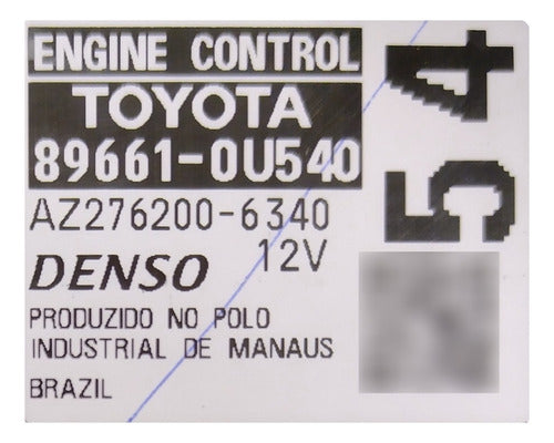 Modulo De Inyeccion Toyota Etios Xls 1.5 6m/t 2014 2