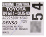 Modulo De Inyeccion Toyota Etios Xls 1.5 6m/t 2014 2