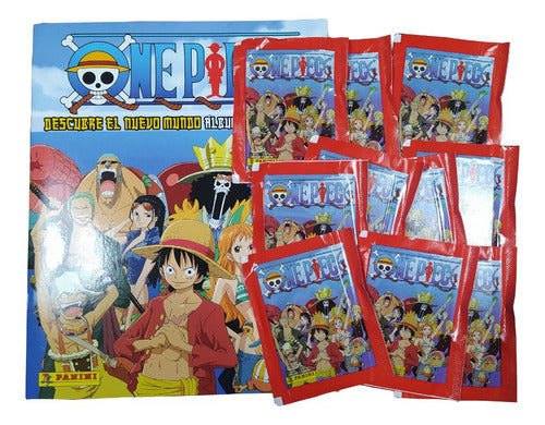 Panini One Piece Sticker Album + 10 Packs 0